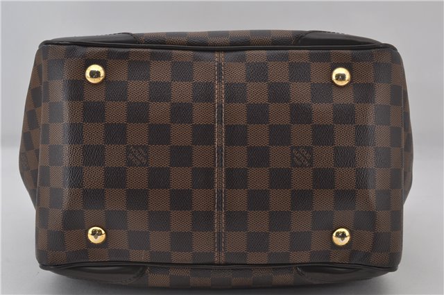 Authentic Louis Vuitton Damier Verona MM Shoulder Boston Bag N41118 LV 9201E