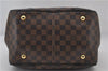 Authentic Louis Vuitton Damier Verona MM Shoulder Boston Bag N41118 LV 9201E