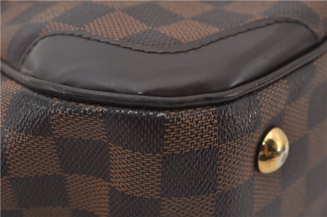 Authentic Louis Vuitton Damier Verona MM Shoulder Boston Bag N41118 LV 9201E