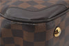 Authentic Louis Vuitton Damier Verona MM Shoulder Boston Bag N41118 LV 9201E
