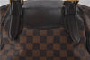Authentic Louis Vuitton Damier Verona MM Shoulder Boston Bag N41118 LV 9201E