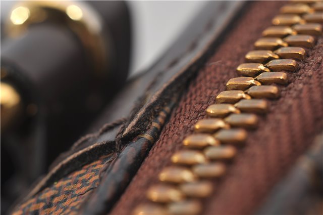 Authentic Louis Vuitton Damier Verona MM Shoulder Boston Bag N41118 LV 9201E