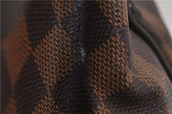 Authentic Louis Vuitton Damier Verona MM Shoulder Boston Bag N41118 LV 9201E