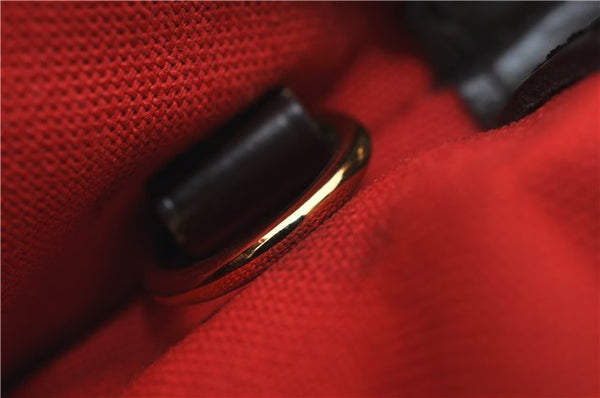 Authentic Louis Vuitton Damier Verona MM Shoulder Boston Bag N41118 LV 9201E