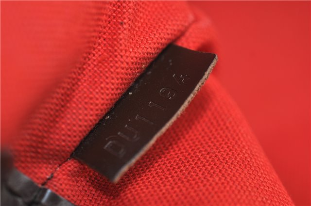 Authentic Louis Vuitton Damier Verona MM Shoulder Boston Bag N41118 LV 9201E