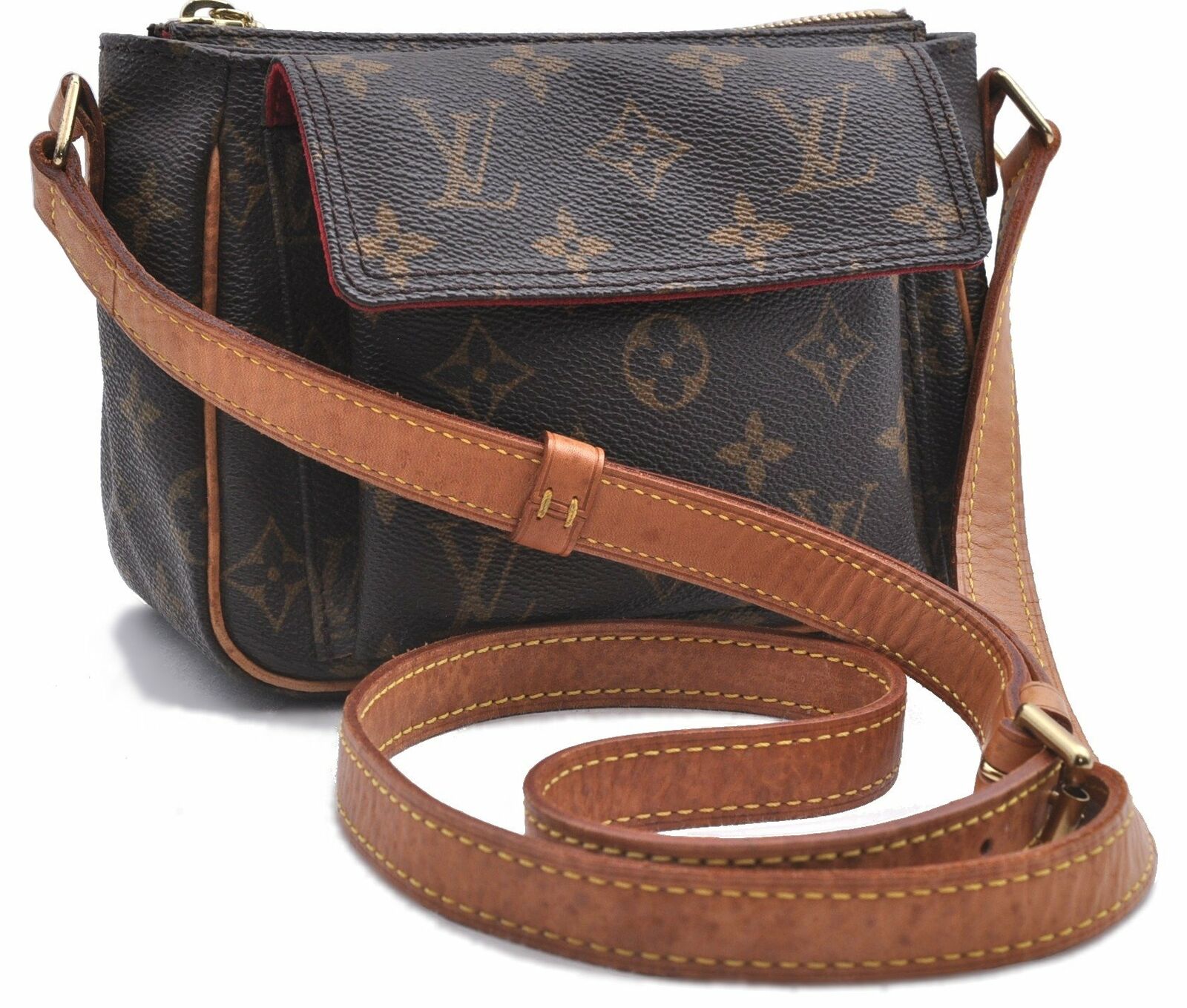 Auth LOUIS VUITTON Monogram Viva Cite PM Shoulder Cross Body Bag M51165 LV 9203A