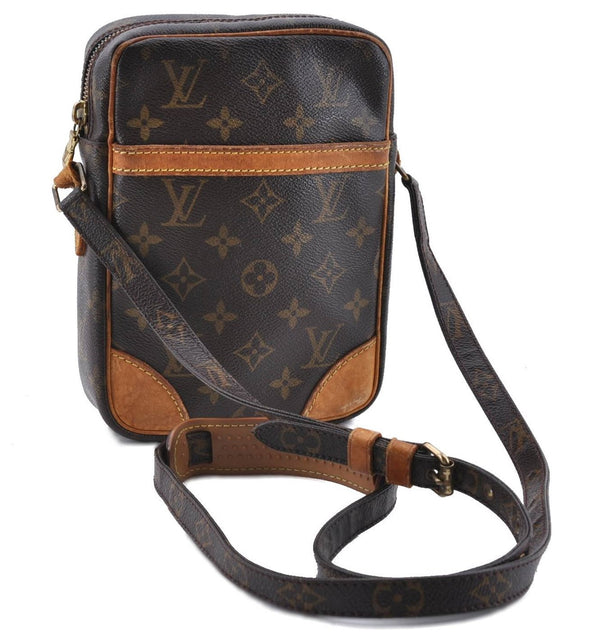 Authentic Louis Vuitton Monogram Danube Shoulder Cross Body Bag M45266 LV 9203C