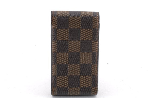 Authentic Louis Vuitton Damier Etui Cigarette Case N63024 LV 9204D
