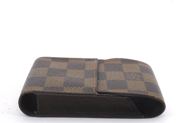 Authentic Louis Vuitton Damier Etui Cigarette Case N63024 LV 9204D