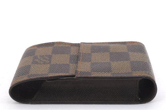 Authentic Louis Vuitton Damier Etui Cigarette Case N63024 LV 9204D
