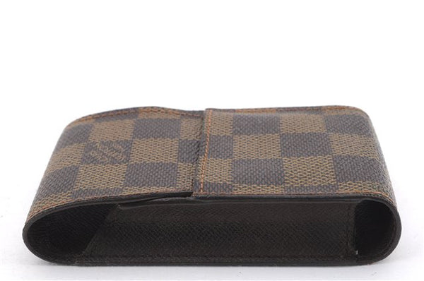 Authentic Louis Vuitton Damier Etui Cigarette Case N63024 LV 9204D