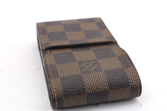 Authentic Louis Vuitton Damier Etui Cigarette Case N63024 LV 9204D