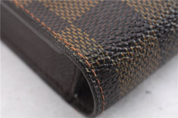 Authentic Louis Vuitton Damier Etui Cigarette Case N63024 LV 9204D