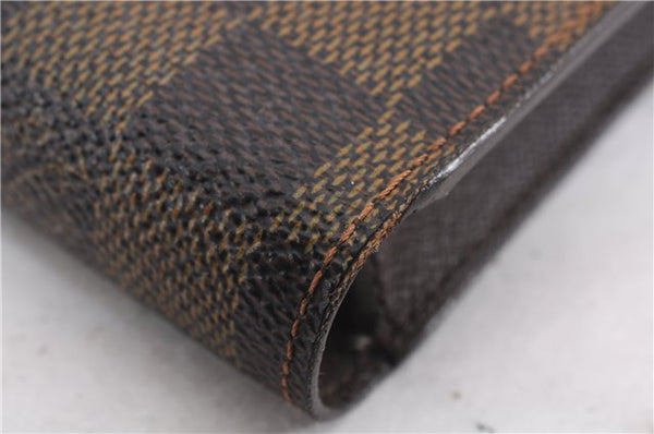 Authentic Louis Vuitton Damier Etui Cigarette Case N63024 LV 9204D