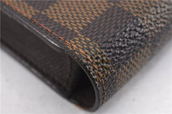 Authentic Louis Vuitton Damier Etui Cigarette Case N63024 LV 9204D