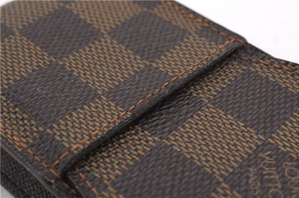 Authentic Louis Vuitton Damier Etui Cigarette Case N63024 LV 9204D