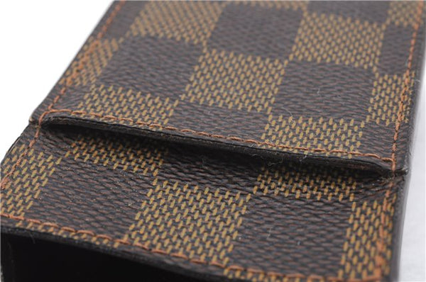 Authentic Louis Vuitton Damier Etui Cigarette Case N63024 LV 9204D