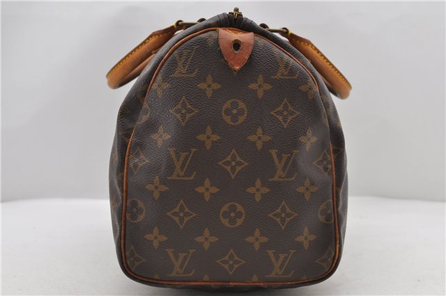 Authentic Louis Vuitton Monogram Speedy 30 Hand Bag Purse M41526 LV 9221C