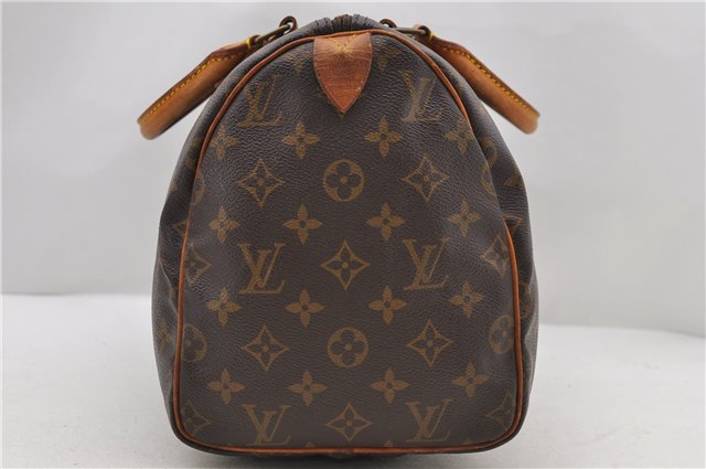 Authentic Louis Vuitton Monogram Speedy 30 Hand Bag Purse M41526 LV 9221C