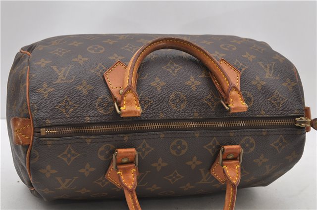 Authentic Louis Vuitton Monogram Speedy 30 Hand Bag Purse M41526 LV 9221C