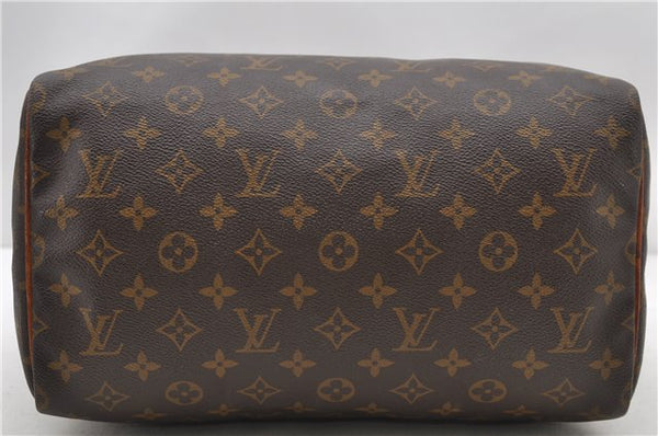 Authentic Louis Vuitton Monogram Speedy 30 Hand Bag Purse M41526 LV 9221C