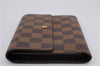 Authentic Louis Vuitton Damier Porte Tresor Etui Papier Wallet N61202 LV 9222D