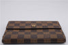Authentic Louis Vuitton Damier Porte Tresor Etui Papier Wallet N61202 LV 9222D