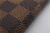 Authentic Louis Vuitton Damier Porte Tresor Etui Papier Wallet N61202 LV 9222D