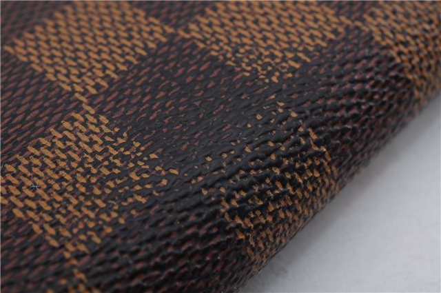 Authentic Louis Vuitton Damier Porte Tresor Etui Papier Wallet N61202 LV 9222D