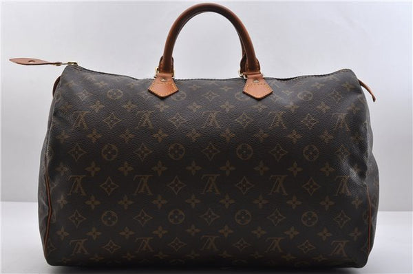 Authentic Louis Vuitton Monogram Speedy 40 Hand Bag M41522 LV 9226C