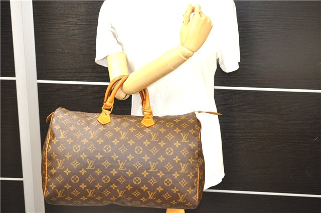 Authentic Louis Vuitton Monogram Speedy 40 Hand Bag M41522 LV 9226C