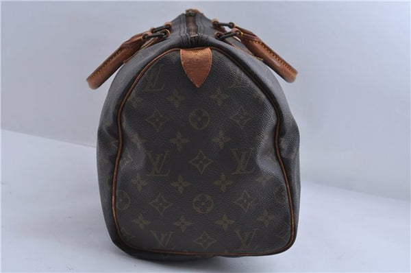 Authentic Louis Vuitton Monogram Speedy 30 Hand Bag Purse M41526 LV 9227C