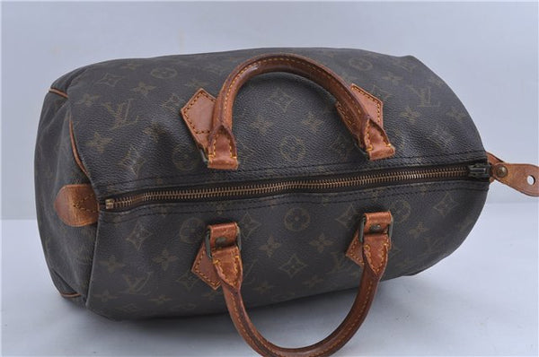 Authentic Louis Vuitton Monogram Speedy 30 Hand Bag Purse M41526 LV 9227C