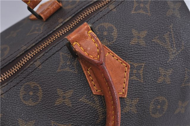 Authentic Louis Vuitton Monogram Speedy 30 Hand Bag Purse M41526 LV 9227C