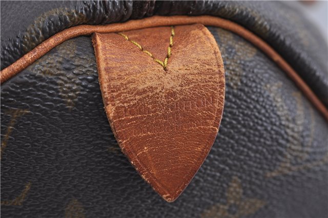 Authentic Louis Vuitton Monogram Speedy 30 Hand Bag Purse M41526 LV 9227C