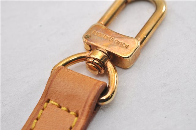 Authentic Louis Vuitton Leather Shoulder Strap Beige 40.9-47.8