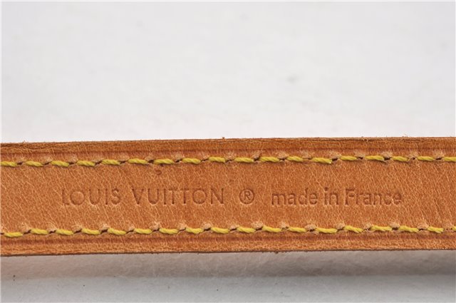 Authentic Louis Vuitton Leather Shoulder Strap Beige 40.9-47.8