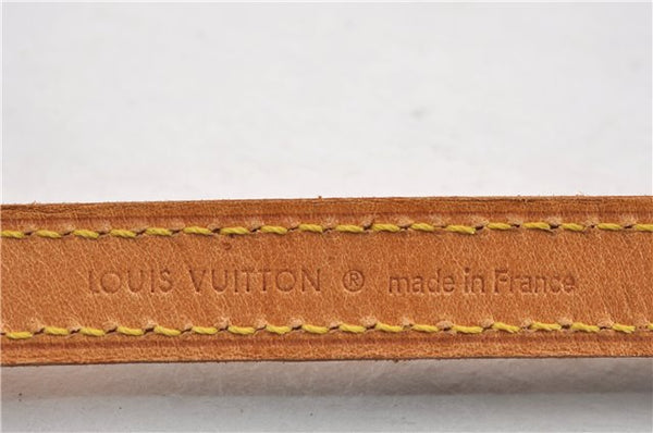 Authentic Louis Vuitton Leather Shoulder Strap Beige 40.9-47.8" LV 9227F