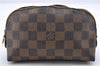 Authentic Louis Vuitton Damier Pochette Cosmetic Pouch Purse N47516 LV 9230C