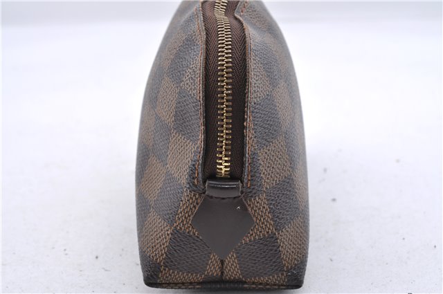 Authentic Louis Vuitton Damier Pochette Cosmetic Pouch Purse N47516 LV 9230C
