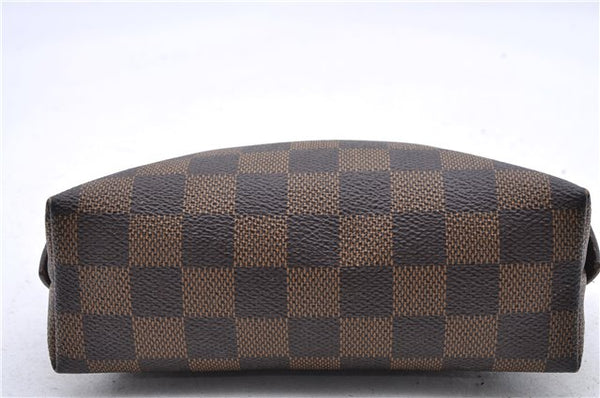 Authentic Louis Vuitton Damier Pochette Cosmetic Pouch Purse N47516 LV 9230C
