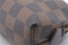 Authentic Louis Vuitton Damier Pochette Cosmetic Pouch Purse N47516 LV 9230C