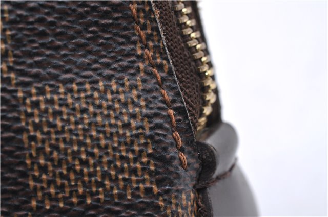 Authentic Louis Vuitton Damier Pochette Cosmetic Pouch Purse N47516 LV 9230C