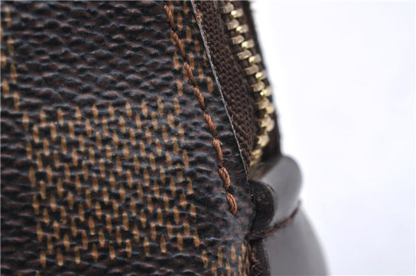 Authentic Louis Vuitton Damier Pochette Cosmetic Pouch Purse N47516 LV 9230C