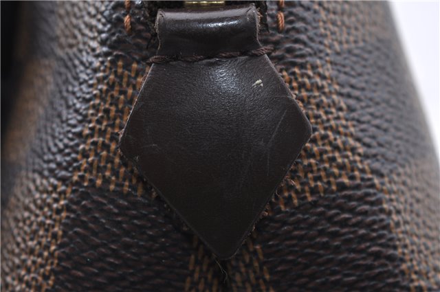 Authentic Louis Vuitton Damier Pochette Cosmetic Pouch Purse N47516 LV 9230C