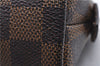 Authentic Louis Vuitton Damier Pochette Cosmetic Pouch Purse N47516 LV 9230C