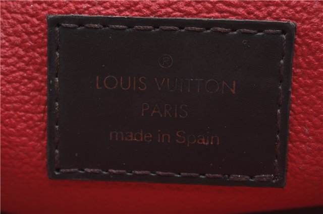 Authentic Louis Vuitton Damier Pochette Cosmetic Pouch Purse N47516 LV 9230C
