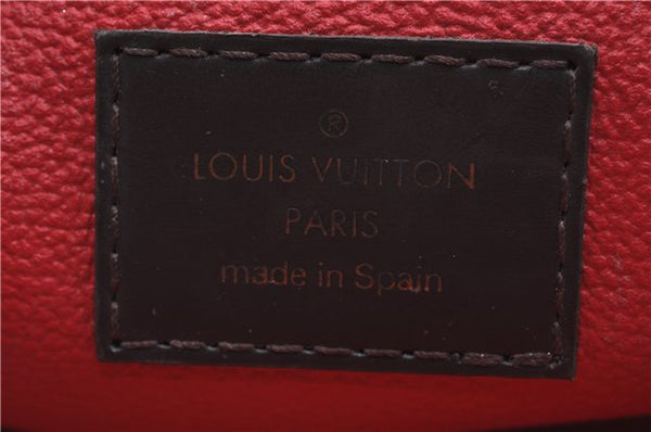 Authentic Louis Vuitton Damier Pochette Cosmetic Pouch Purse N47516 LV 9230C