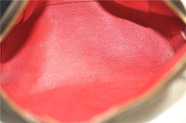 Authentic Louis Vuitton Damier Pochette Cosmetic Pouch Purse N47516 LV 9230C