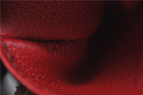 Authentic Louis Vuitton Damier Pochette Cosmetic Pouch Purse N47516 LV 9230C